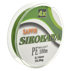 Шнур SAPFIR SIROBANA 4X 100мх0.14мм тест 10кг