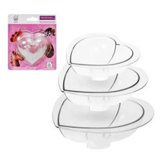 Форма для шоколаду Stenson акрил Heart 10х12см R92199
