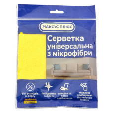 Серветка з мікрофібри Максус Плюс універсальна 30х30 МС-1
