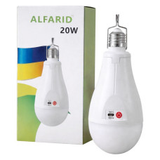 Лампа світлодіодна LED зарядка акумуляторна USB 20W-6500K