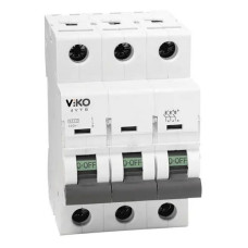 Автомат триполюсний Viko тип C 20А 4.5кА