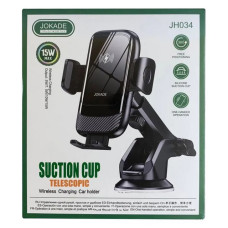 Автотримач Jokade JH034 15W Wireless Charging чорний