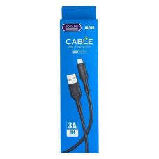 Кабель Jokade JA010 Micro 3A 1м чорний Кабель Jokade JA010 Micro 3A 1м чорний