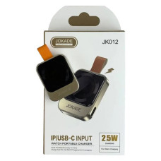 Бездротовий зарядний пристрій Jokade для смарт-годин JK012 2.5W Type-C/Lightning золотий