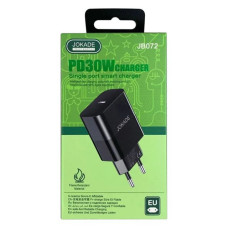 Мережевий зарядний пристрій Jokade JB072 USB-C/PD30W чорний