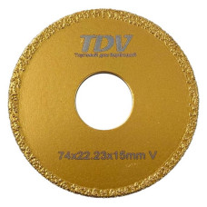 Фреза алмазна TDV вакуумного спікання фрезерування 70мм 15мм 22.2 Фреза алмазна TDV вакуумного спікання фрезерування 70мм 15мм 22.2