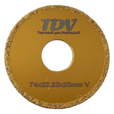 Фреза алмазна TDV вакуумного спікання фрезерування 70мм 20мм 22.2 Фреза алмазна TDV вакуумного спікання фрезерування 70мм 20мм 22.2