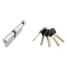 Секрет латунний Avers DM-100-C-CR 45/55С лазерний ключ/поворот 5 ключів хром