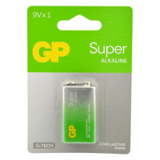 Батарейка GP Super Alkaline лужна 6LF22 9V крона