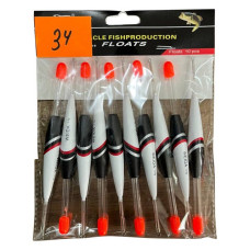 Поплавець Weida FLOATS 3.5г 34 10шт Поплавець Weida FLOATS 3.5г 34 10шт