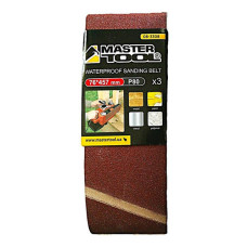 Стрічка шліфувальна Mastertool 08-3308 80 76х457мм 3шт