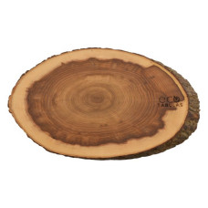 Дошка дерев'яна ECO TABULAS овальна в корі
