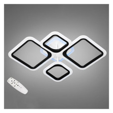 Люстра LED Diasha світлодіодна 80Вт 12х66х42см A8060/2 плюс 2BK LED 3color dimmer чорний