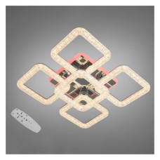 Люстра LED Diasha світлодіодна 80Вт 13х54см 2205/4 плюс 1HR LED 3color dimmer хром