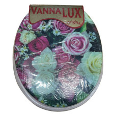 Сидіння для унітазу м'яке Vanna Lux світло-коричневе
