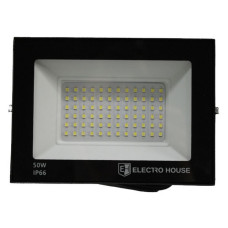 LED прожектор Electro House EH-FDL-50W IP66 SMD2835 6500К холодний білий