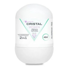Антиперспірант Cristal кульковий 2в1 Натуральний 50мл