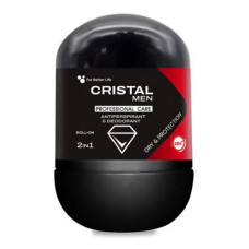 Антиперспірант Cristal кульковий для чоловіків 2в1 із солями алюмінію 50мл