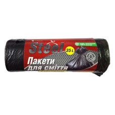 Пакет поліетиленовий Steel для сміття 35л рулон 30шт)