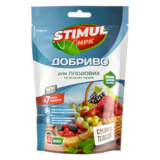 Добриво комплексне Stimul NPK для плодово-ягідних кущів дой-пак 200г
