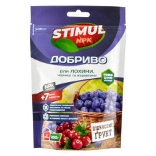 Добриво кристалічне Stimul NPK для лохини чорниці та журавлини дой-пак 200г