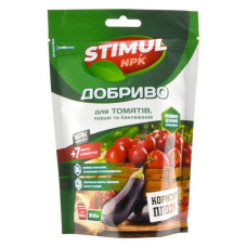 Добриво комплексне Stimul NPK для томатів перцю та баклажанів дой-пак 200г