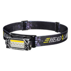 Ліхтар налобний YY-19С-5SMD плюс COB білий жовтий червоний ЗП Type-C Box Li-Ion акум магніт
