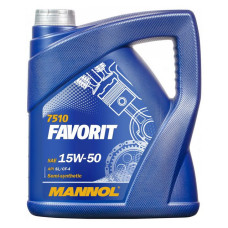 Масло моторне Mannol FAVORITE 15W-50 5л