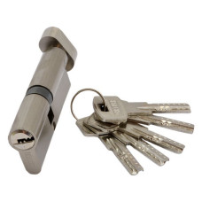 Секрет цинковий PARTNER PZCK 90 50/40SN лазерний ключ/поворот нікель 5 ключів