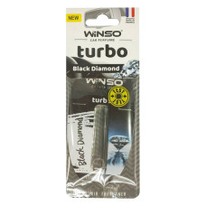 Ароматизатор Winso целюлозний із капсулою Turbo Black Diamond Ароматизатор Winso целюлозний із капсулою Turbo Black Diamond