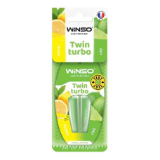 Ароматизатор Winso із подвійною капсулою Twin Turbo Lemon and Lime Ароматизатор Winso із подвійною капсулою Twin Turbo Lemon and Lime