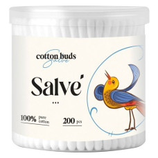 Ватні палички Salve круглі 200шт