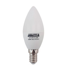Лампа світлодіодна Techno Systems LED Bulb-C37-6W-E14-220V-4000K-540L ICCD свічка