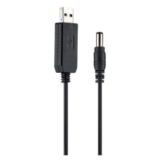 Кабель USB для роутера 12V чорний