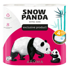 Туалетний папір Сніжна панда Extra Care Aroma 4 шари 4 рулони Туалетний папір Сніжна панда Extra Care Aroma 4 шари 4 рулони