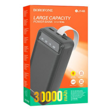 Портативний зарядний пристрій Borofone BJ14B 2USB 30000mAh чорний Портативний зарядний пристрій Borofone BJ14B 2USB 30000mAh чорний