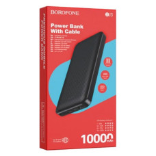 Портативний зарядний пристрій Borofone BJ3 2USB 10000mAh чорний Портативний зарядний пристрій Borofone BJ3 2USB 10000mAh чорний