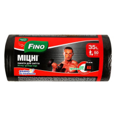 Пакети для сміття Fino міцні 35л 50шт