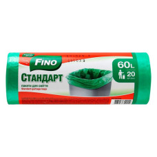 Пакети для сміття Fino стандарт 60л 20шт