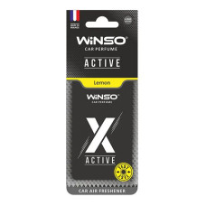 Ароматизатор Winso целюлозний X Active Lemon Ароматизатор Winso целюлозний X Active Lemon