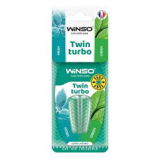 Ароматизатор Winso із подвійною капсулою Twin Turbo Fresh and Green Ароматизатор Winso із подвійною капсулою Twin Turbo Fresh and Green