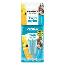 Ароматизатор Winso із подвійною капсулою Twin Turbo Vanilla and Coconut Ароматизатор Winso із подвійною капсулою Twin Turbo Vanilla and Coconut