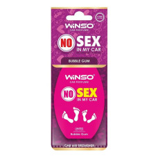 Ароматизатор целюлозний Winso NO Sex in my car BUBBLE GUM