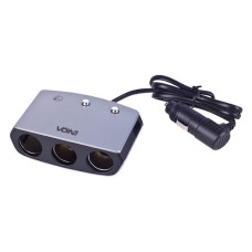 Розгалужувач прикурювача Voin SC-3005 3 виходи плюс 1USB 2400mA 12/24V