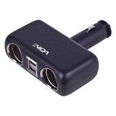 Розгалужувач прикурювача Voin SC-2004 2 виходи плюс 2USB 2400mA 12/24V