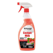 Поліроль-молочко для пластику торпеди Winso Cockpit milk 750мл Strawberry