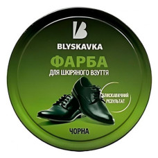 Крем для взуття в банці Blyskavka 40мл чорний