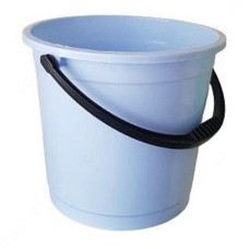 Відро для харчових продуктів R Plastic 15л з пластиковою ручкою блакитне