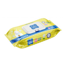 Вологі серветки Baby Zaya дитячі Ромашка 120шт