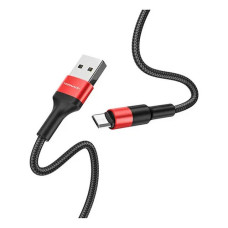 Кабель Tornado Type-C TX7 Nylon 3A 1м чорно-червоний Кабель Tornado Type-C TX7 Nylon 3A 1м чорно-червоний